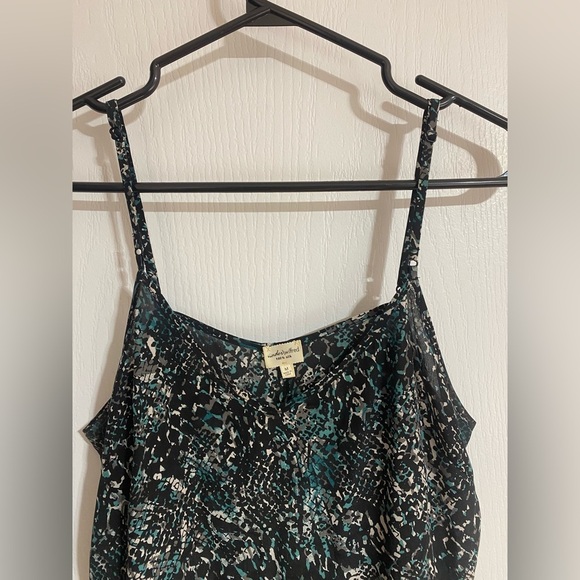Aritzia Wilfred Silk Snake Skin Camisole Lightweight Summer Tank Size Medium - Picture 3 of 8